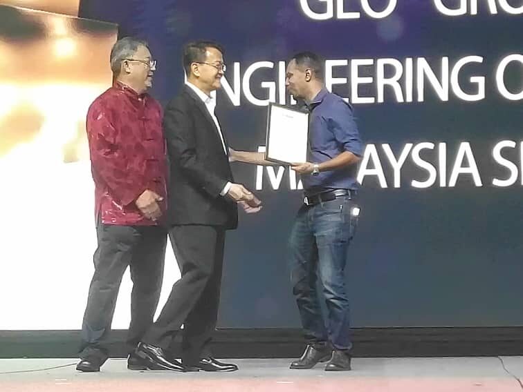A3. Receiving award